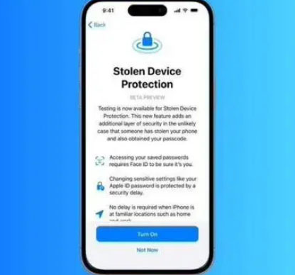 新城镇苹果授权维修店分享被盗设备保护功能开启方法 