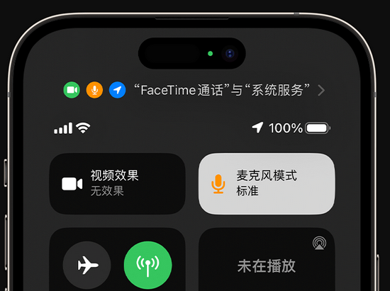 新城镇苹果授权维修网点分享iPhone在通话时让你的声音更清晰 