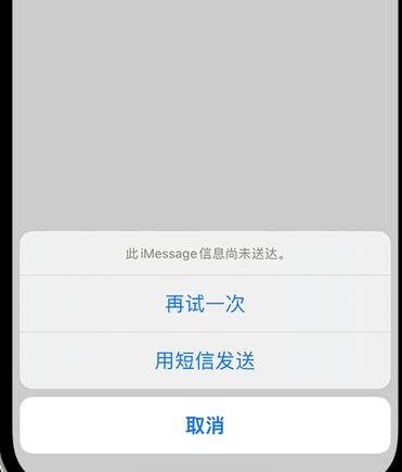 新城镇apple维修iPhone上无法正常发送iMessage信息